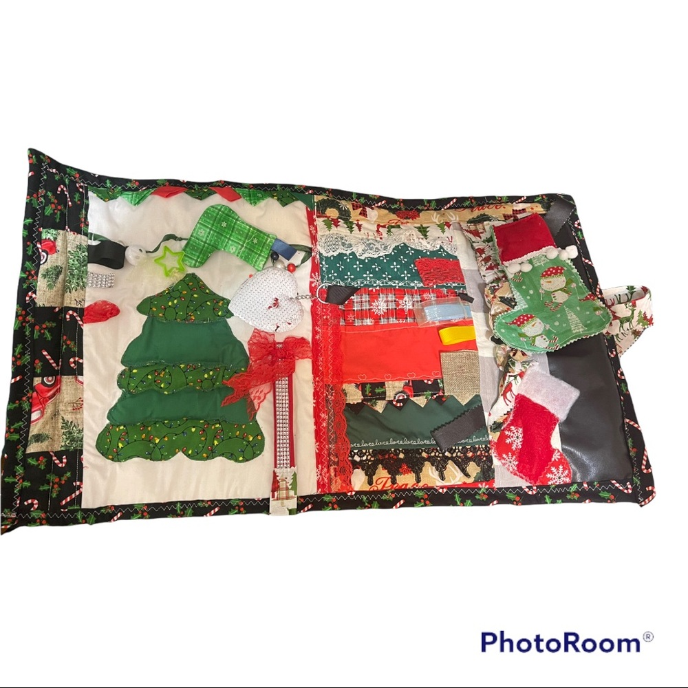 Christmas Tree Fidget Quilt/Mat